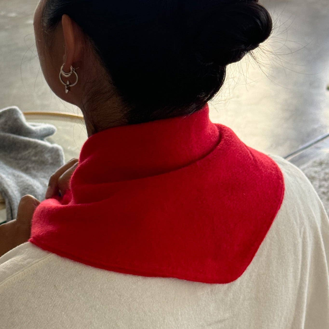 Cashmere Bandana: Red