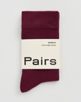 Dark Plum Bamboo Socks