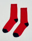 Classic Cashmere Socks: Poppy Red