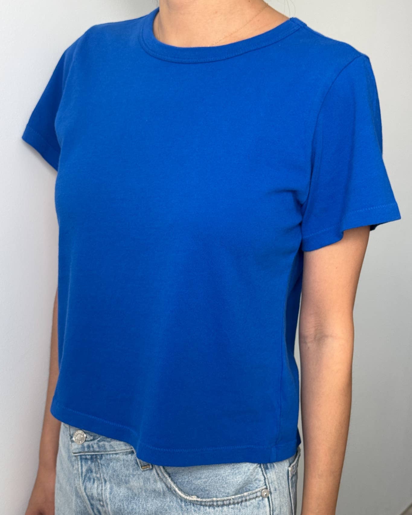 The Little Boy Tee - Cobalt