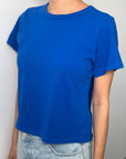 The Little Boy Tee - Cobalt