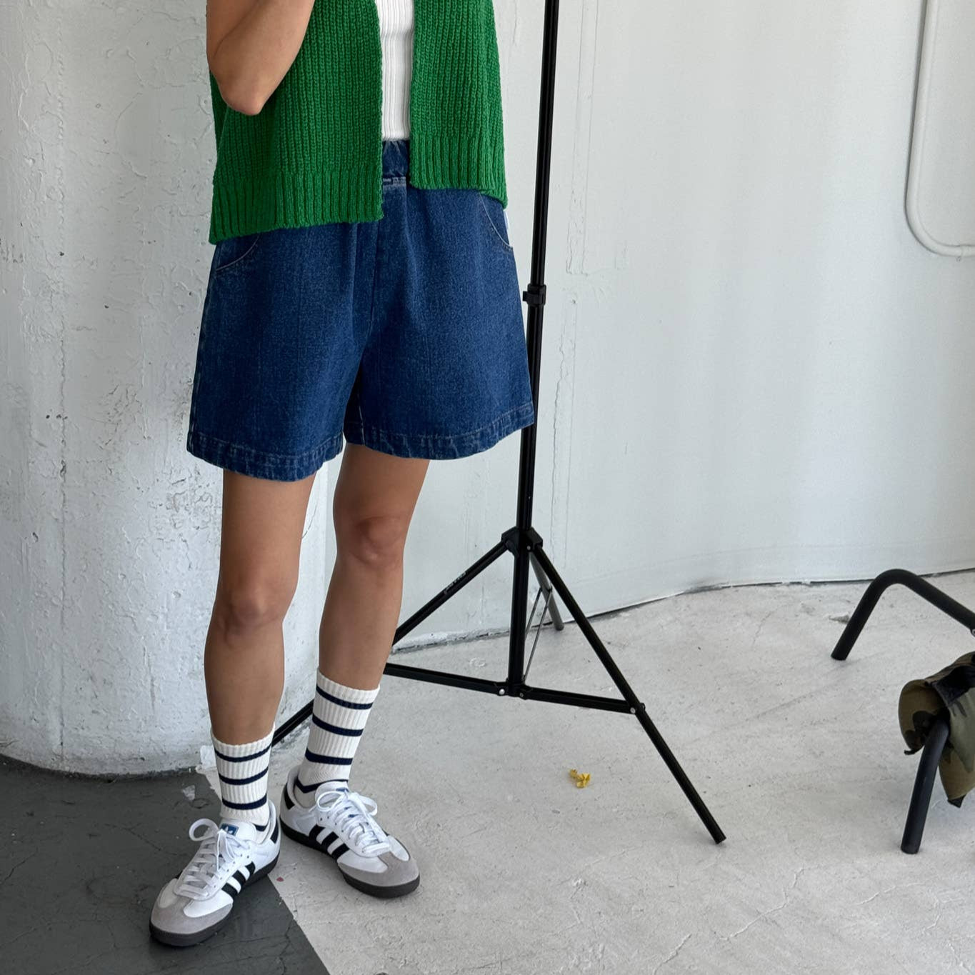 City Shorts: Blue Denim