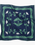Lucky Jade Fish 100% Cotton Hand Printed Square Bandana