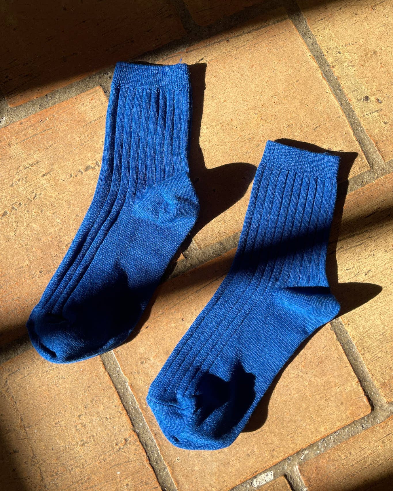 Her Socks: Cobalt