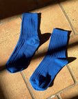 Her Socks: Cobalt