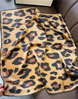 Leopard Printed Silk Scarf