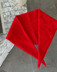 Cashmere Bandana: Red