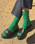 Trouser Socks: Deep Green