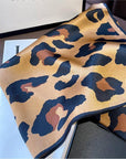 Leopard Printed Silk Scarf