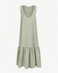 Zaza Dress - Sage (Stonewashed Linen)