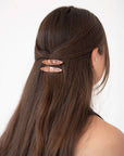 Brown Caramel Hair Slides - Set of 2