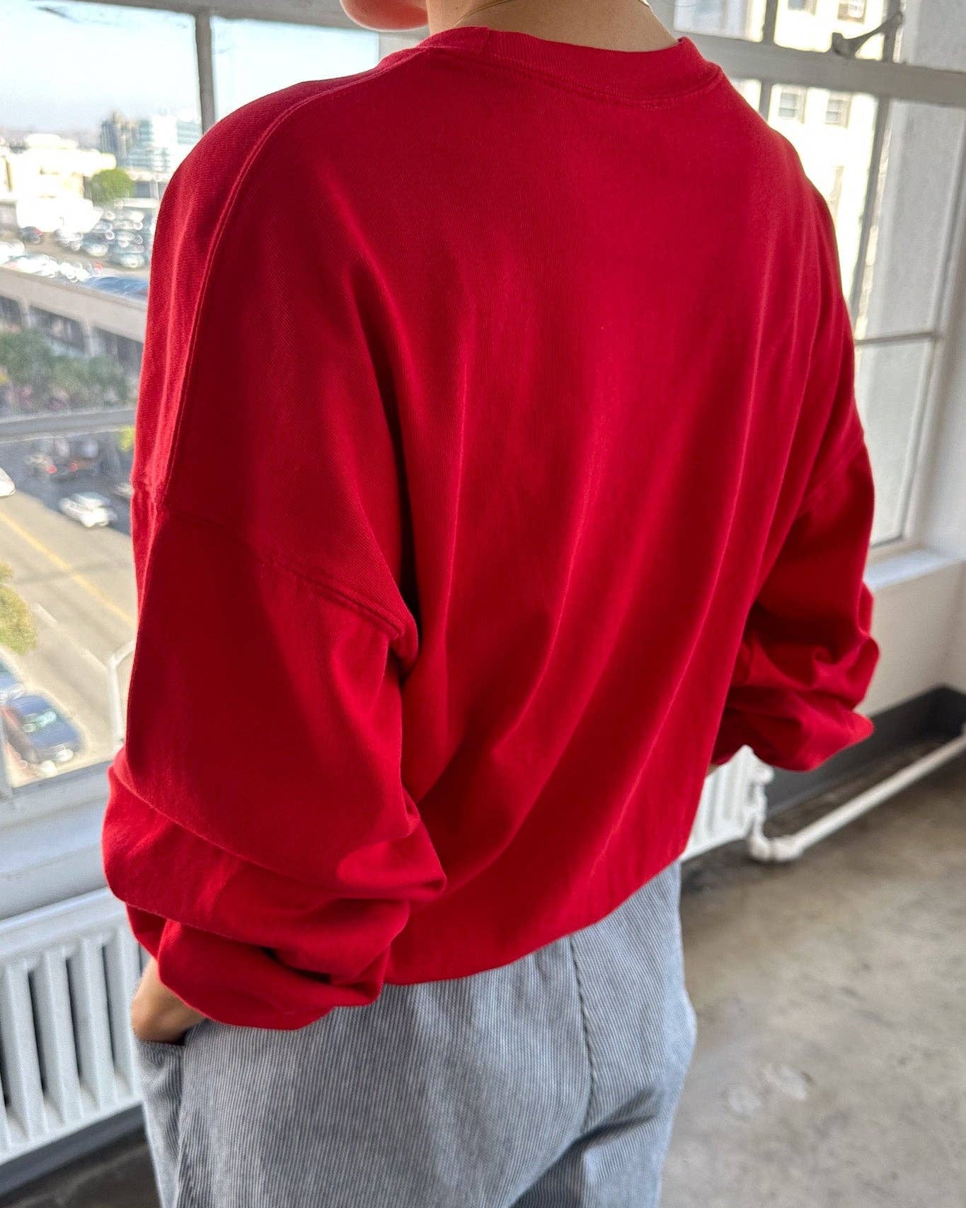 Cali Jersey Sweatshirt - Chili