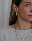 Cliff Hoop Earrings Large