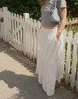 Zaza Skirt - White Broderie Anglaise (Cotton)