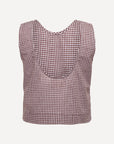 Zaza Top - Brown Gingham (Cotton)