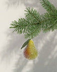 Frosted Pear Christmas Decoration