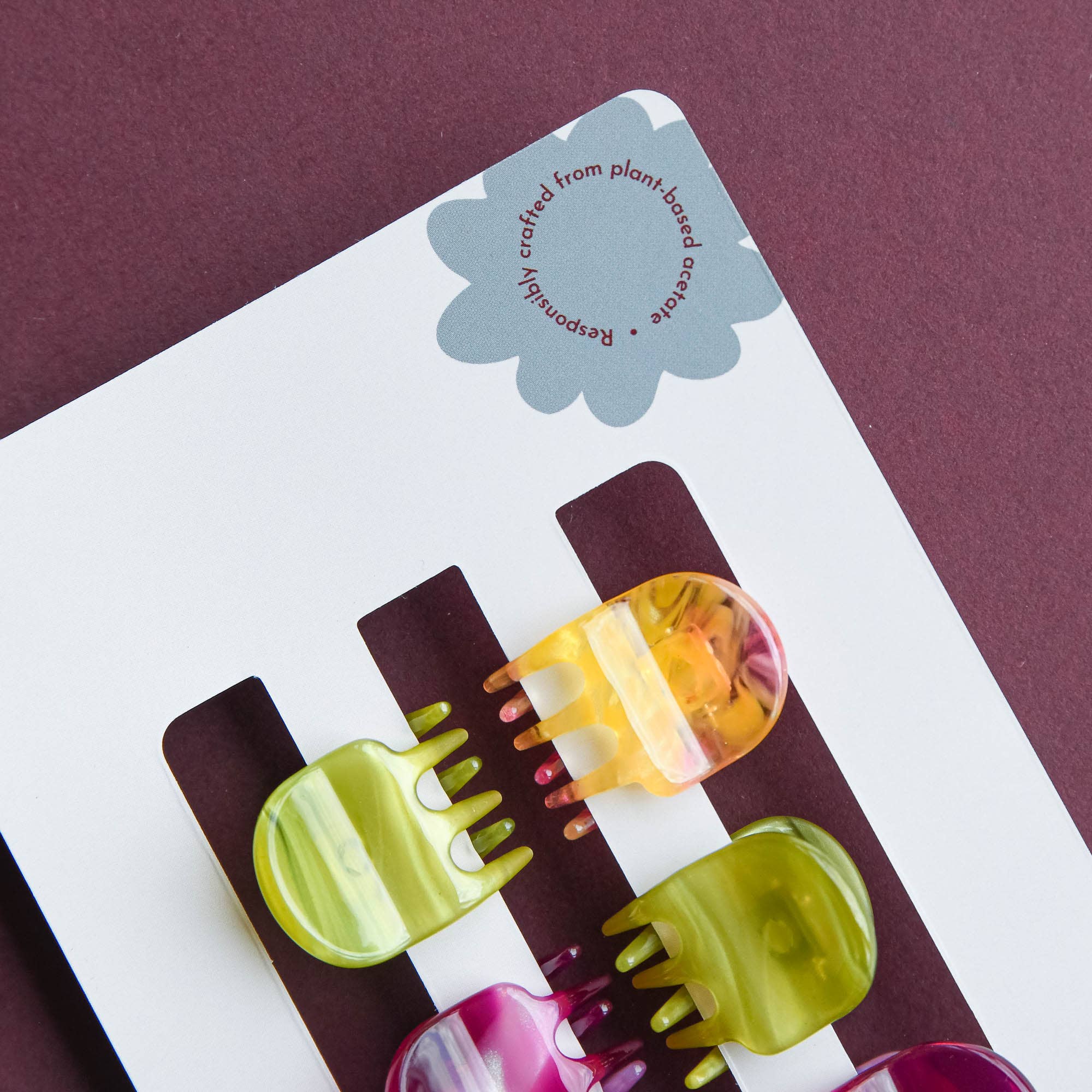 Mini Claw Set of 6 - Tutti Frutti