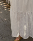 Zaza Skirt - White Broderie Anglaise (Cotton)