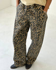 Long Arc Pants (2S-2M-2L): LEOPARD