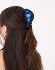 Hand Drawn Star Medium Hair Claw Clip