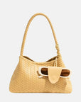 Hand-woven Shoulder Bag: Wheat Yellow