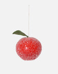 Frosted Apple Christmas Decoration