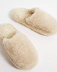 Mule Slippers - Beige