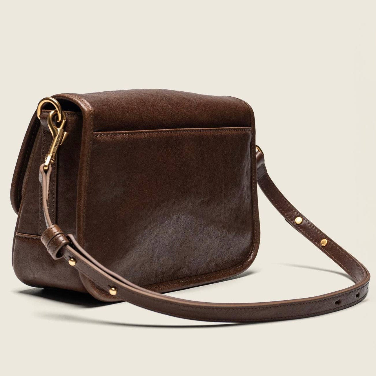 Envelope Shoulder Bag: Brown