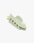 Jade Green Fish Mini Acetate Hair Claw Clip Opal Rhinestones