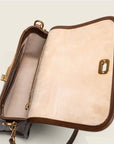 Envelope Shoulder Bag: Brown
