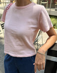 The Little Boy Tee: Baby Pink