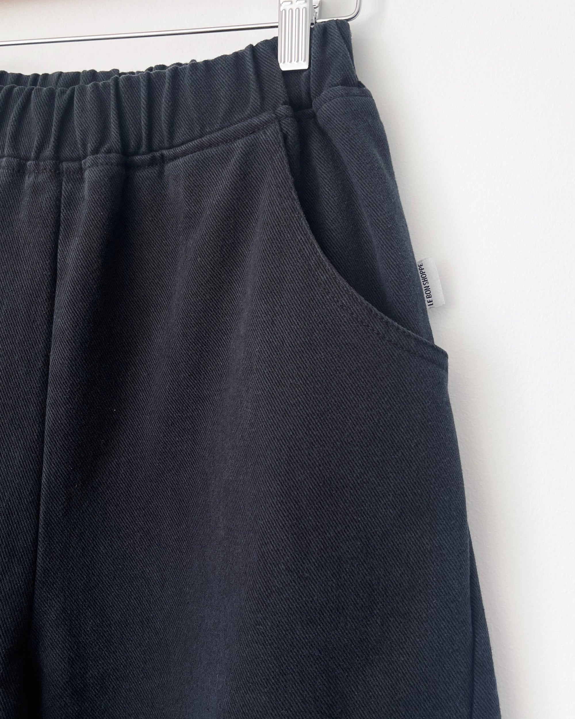 Arc Pants: Black Denim