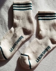 Girlfriend Socks: Egret