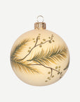 Winter Foliage Glass Bauble
