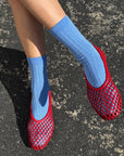 Her Socks: Periwinkle