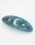 Night Sky Barrette Hair Clip: Midnight (Blues)