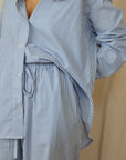 Charlotte Trousers - Blue Stripe