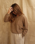 Jean V-Neck Knit - Beige