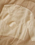 Jean Crew Neck Knit - Cream