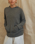 Maeve Knit Hoodie - Grey