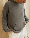 Maeve Knit Hoodie - Grey