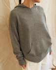 Maeve Knit Hoodie - Grey