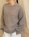 Shelly Crew Neck Knit - Grey