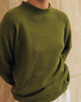 Maeve Funnel Neck Knit  - Green