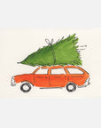 Christmas Tree & Car Card: Orange