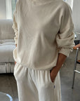 Daisy Long Sleeve Naturel Top