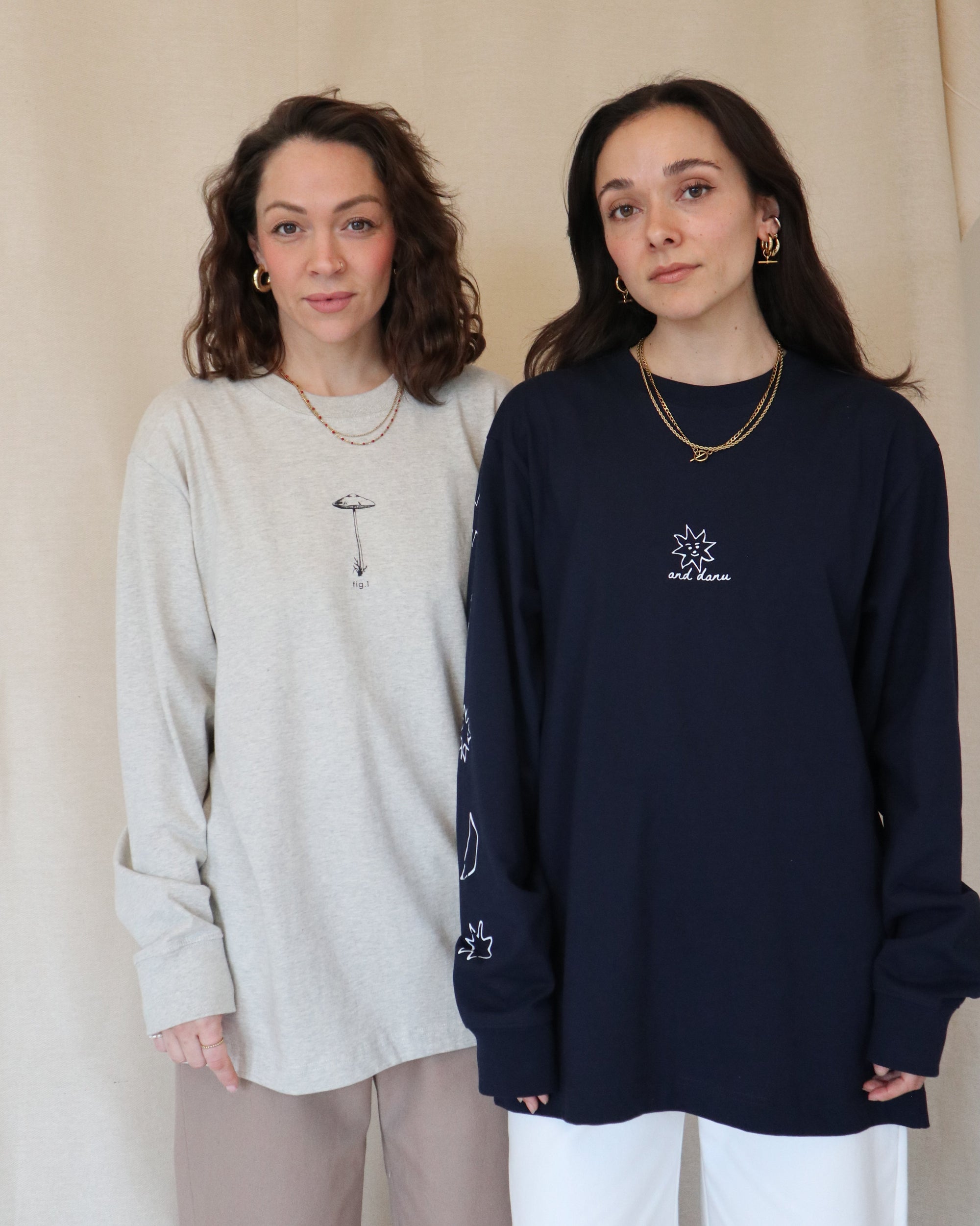 Long Sleeve Printed Tee - Stargaze