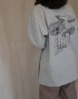 Long Sleeve Printed Tee - Mushroom Club