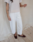 NEW Felix Trousers - White Canvas