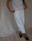 NEW Felix Trousers - White Canvas